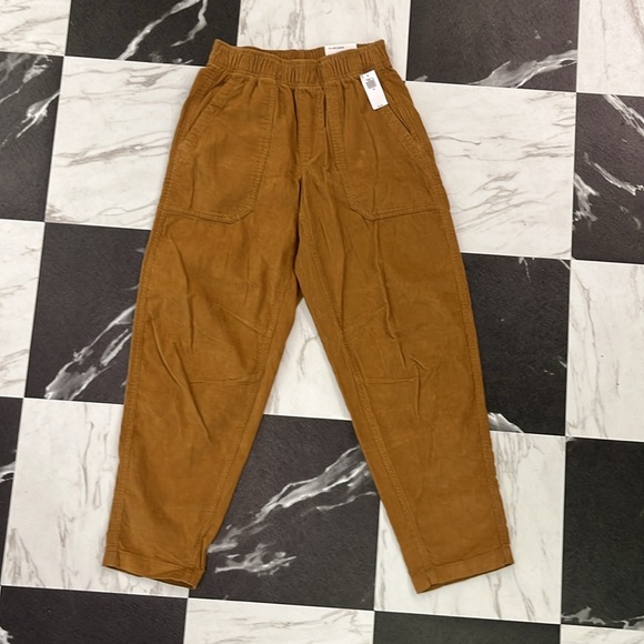 NWT Old Navy High Rise Ankle Pulla Utility Corduroy Pants Acacia Tan Size XS - Picture 4 of 7